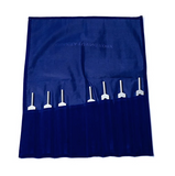 Satz mit 7 ungewichteten Chakra-Stimmgabeln