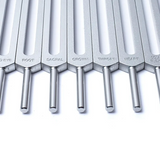 Satz mit 7 ungewichteten Chakra-Stimmgabeln