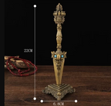 Shakyamuni-Buddha-Statue mit Bodhi-Baum