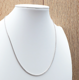 Chaîne Lumina – Palmblad-Kette aus 925er Silber mit Rhodiumbeschichtung - Tibetwelt