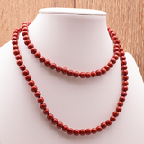 Collier Terre d’Ancrage – Jaspe Rouge - Univers tibet