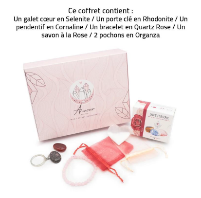 Coffret cadeau Découverte Amour – Douceur, Harmonie & Énergie Féminine: