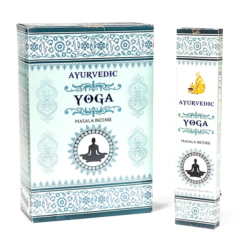 Premium Ayurvédischer Räuchel – Yoga (6er-Pack) – Tibetwelt