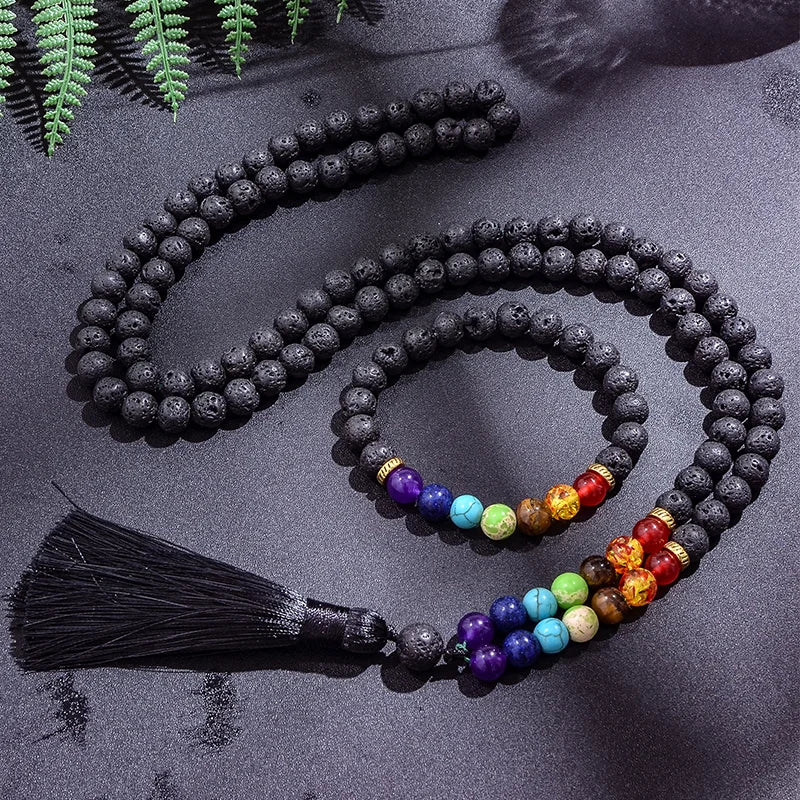 Lavastein Mala - 7 Chakren