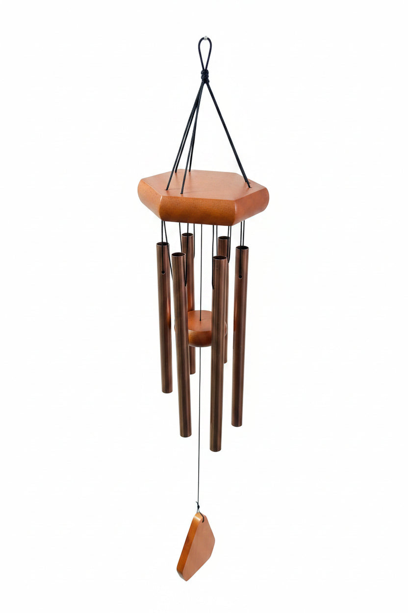 Windspiel mit 6 Röhren