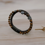 Joy &amp; Love Armband - Facettierter Erdbeerquarz 