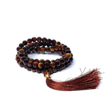 Mala 108 Perles Oeil de Tigre/Oeil de Chat - univers tibet