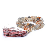 Mala 108 Perles Pierre de Lune - Univers Tibet