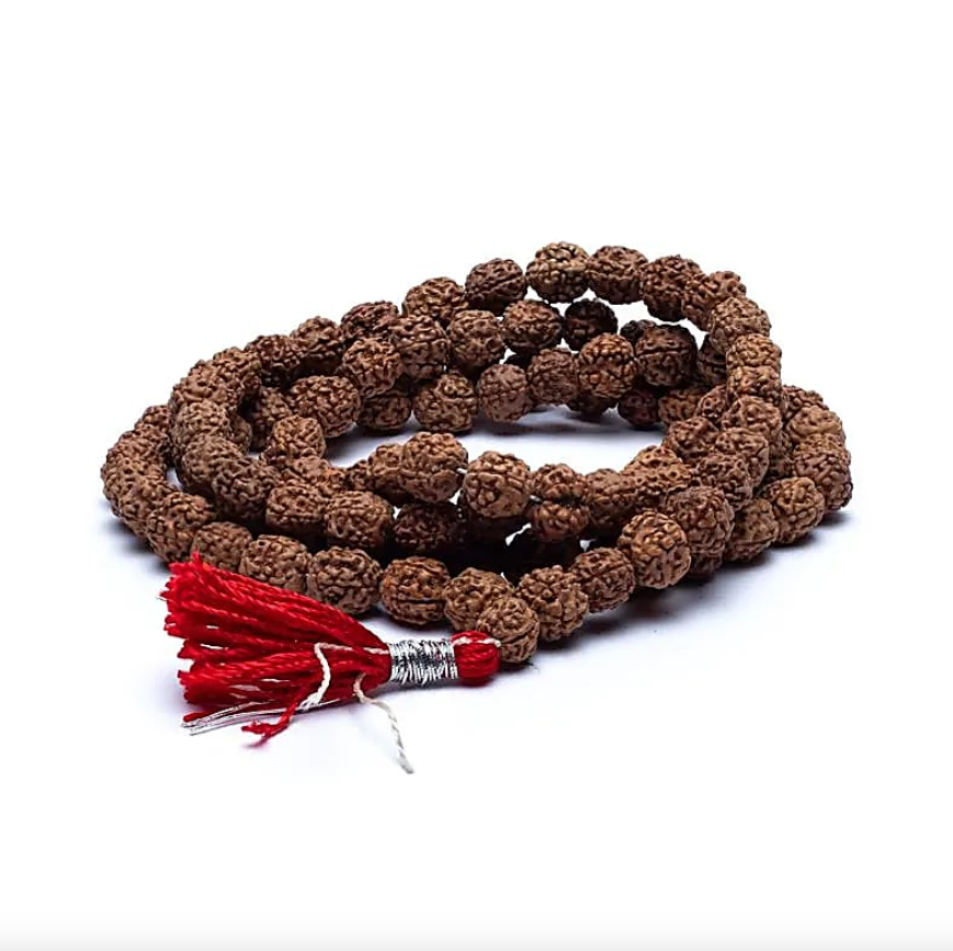 Tibetanischer Mala aus Rudraksha - Tibetwelt