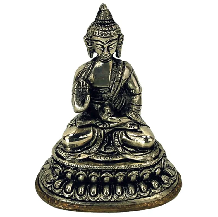 Mini-Statue des Buddha Amogasiddhi - Tibetwelt
