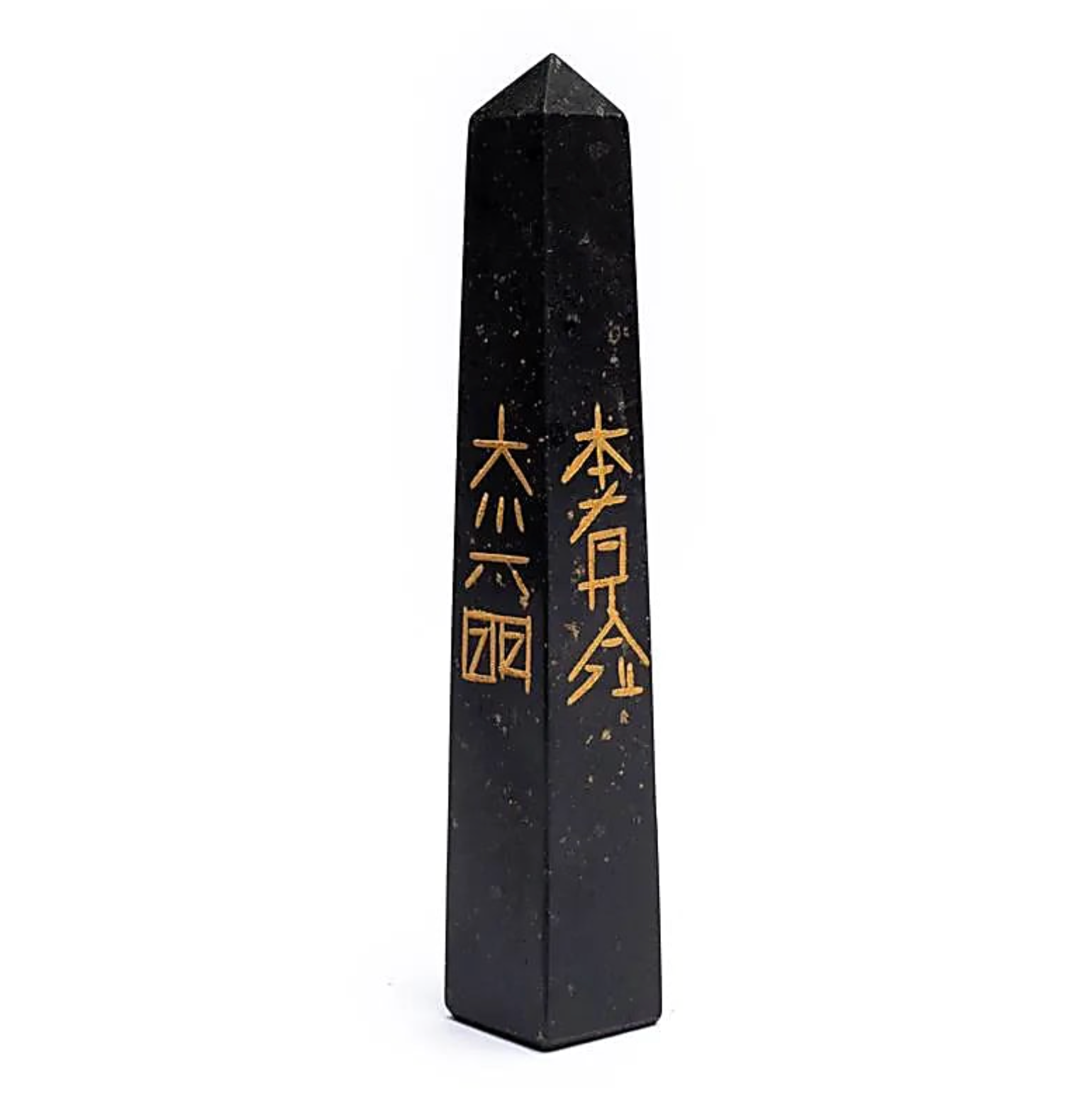 Reiki-Obelisk aus schwarzem Quarz - Tibetwelt
