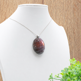 Pendentif Auralis - Labradorite violette naturelle - univers tibet