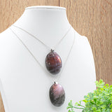 Pendentif Auralis - Labradorite violette naturelle - univers tibet