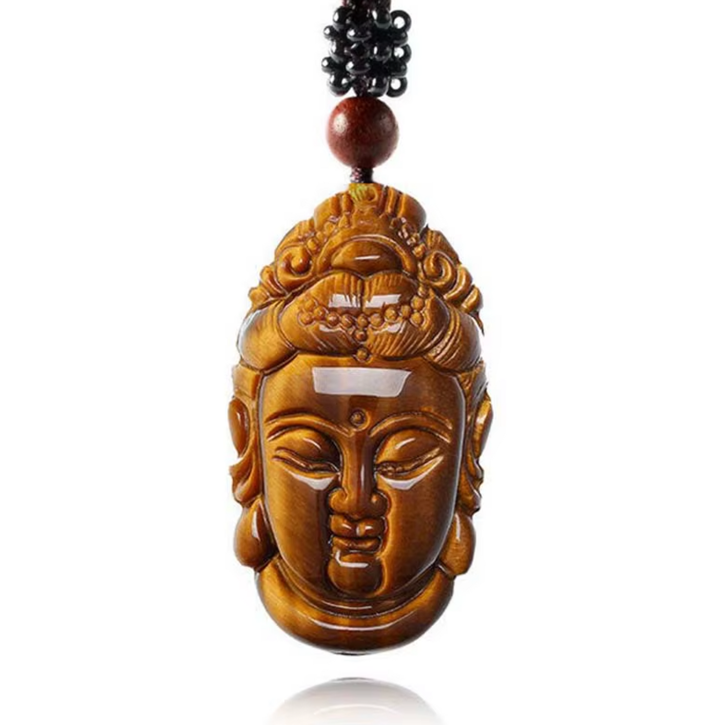 Anhänger Bodhisattva mit Tigeraugen - Tibetwelt