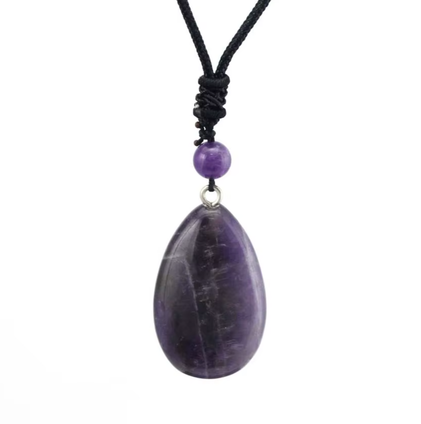 Amethyst-Tropfen-Anhänger - Tibetwelt