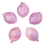 Pendentif Sérénis – Améthyste AA, Pierre Plate Forme Libre - univers tibet