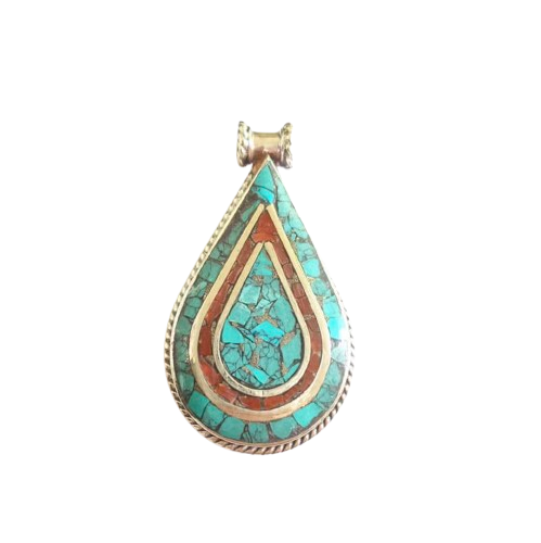 Tibetan Wisdom Drop Pendant - Tibetwelt