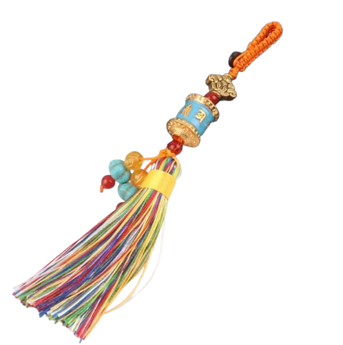 Tibetanischer Meditationsanhänger, Vajra-Mantra-Rolle - Tibetwelt