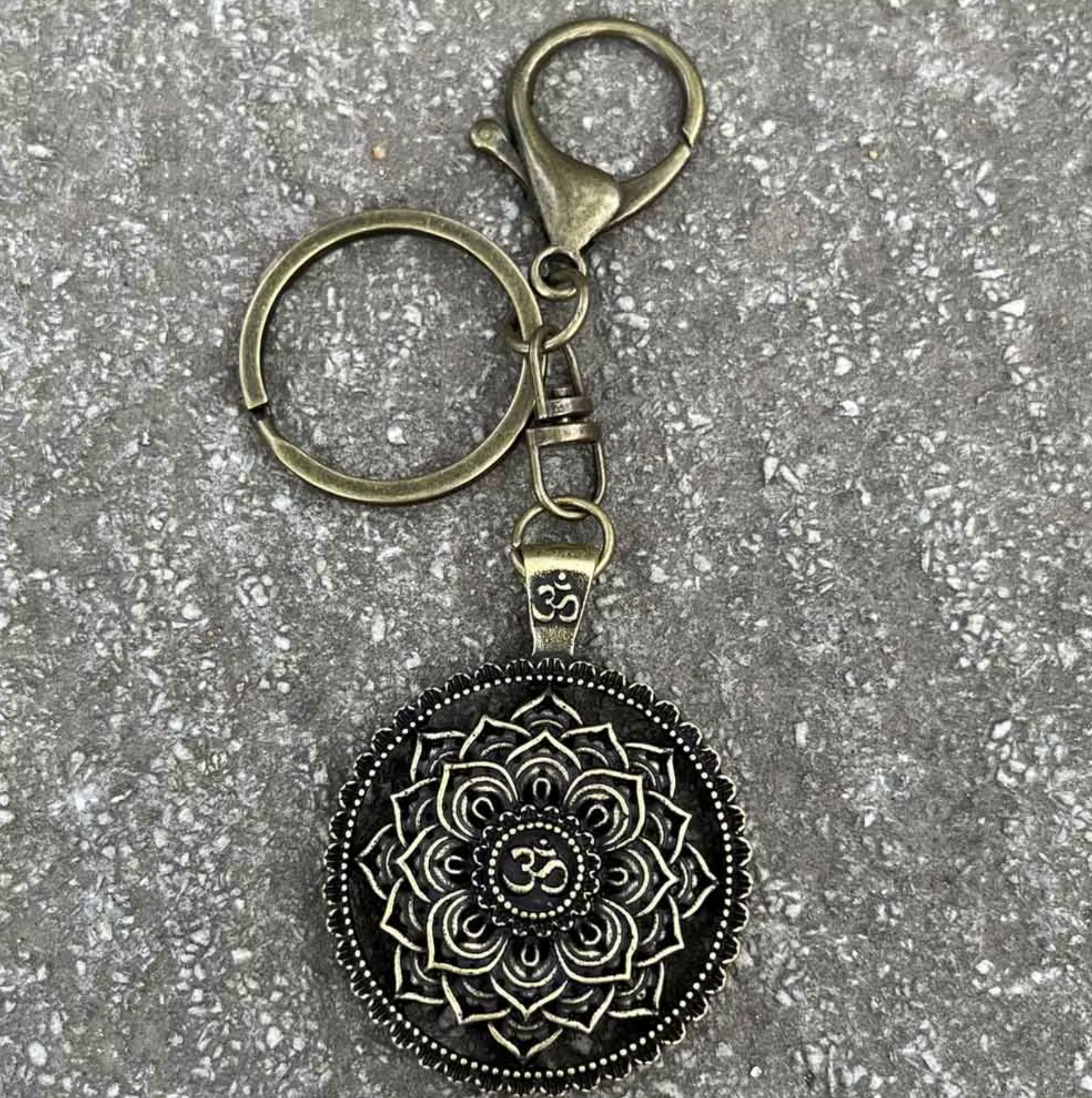 Schlüsselanhänger Om Mandala - Tibetische Welt