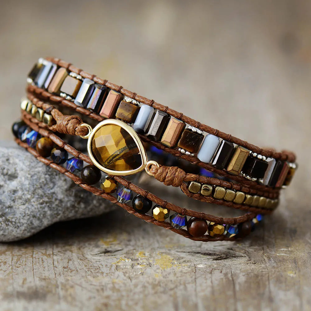 Armband - Perlen aus Kristall - Tibetwelt