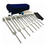 Set de 8 Diapasons Chakras - 141,27 Hz, 136,10 Hz, 272,20 Hz, 172,06 Hz, 221,23 Hz, 126,22 Hz, 210,42 Hz, 194,18 Hz - Univers Tibet