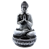 Buddha-Statue, Anjali Mudra, mit Kerze - Tibetwelt