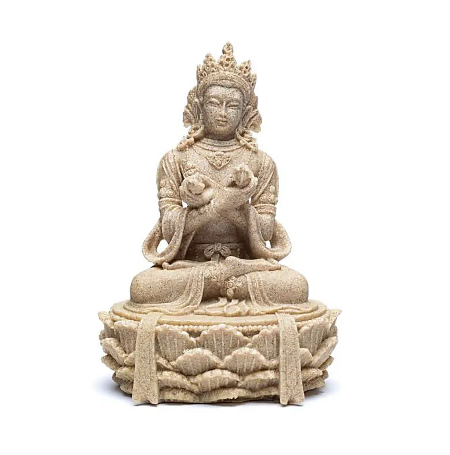 Buddha-Statue mit Glocke und Dorje - Tibetwelt