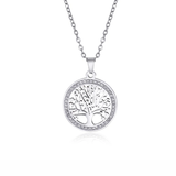 pendentif arbre de vie zirconium - univers tibet