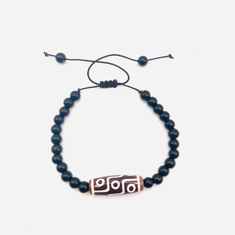 Dzi-Armband 9 Eyes Harmony – Rot