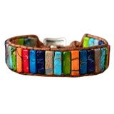 Armband 7 Chakren, natürliche Steine – Tibetwelt