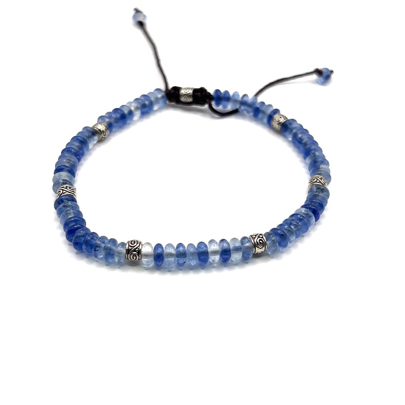 Reiki-Armband aus blauer Quarz - Tibetwelt