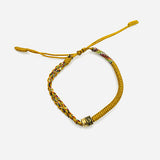 Mantra Glücksarmband - Ocker