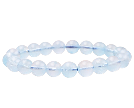 Armband, blauer Topas AA - Tibetwelt