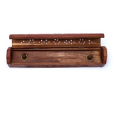 brule encens 7 chakras avec compartiment - univers tibet