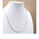 Kette aus 925er Silber, Palmblatt-Design - Tibetwelt