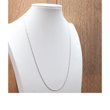 Kette aus 925er Silber, Venezianisches Drahtgeflecht, 55 cm - Tibetwelt