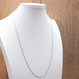 Silberkette mit langer Kette, 55 cm - Tibetwelt