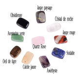 Bergkristall 7 Chakren - 14 Steine