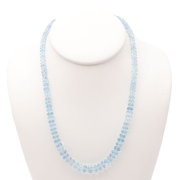 Collier Écume Céleste en Aigue-Marine AAA – 139 cts - UNIVERS TIBET