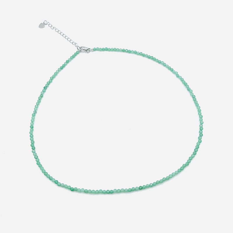 Amulett Harmonie – Natürliche, facettierte Grünaventurin – Unviers Tibet