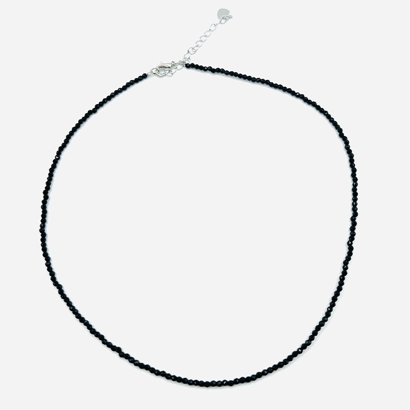 Schutzschild-Anhänger – Natürlicher, facettierter Obsidian – Tibetwelt