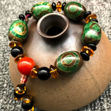 dzi-3-yeux-richesse-vert - Univers tibet