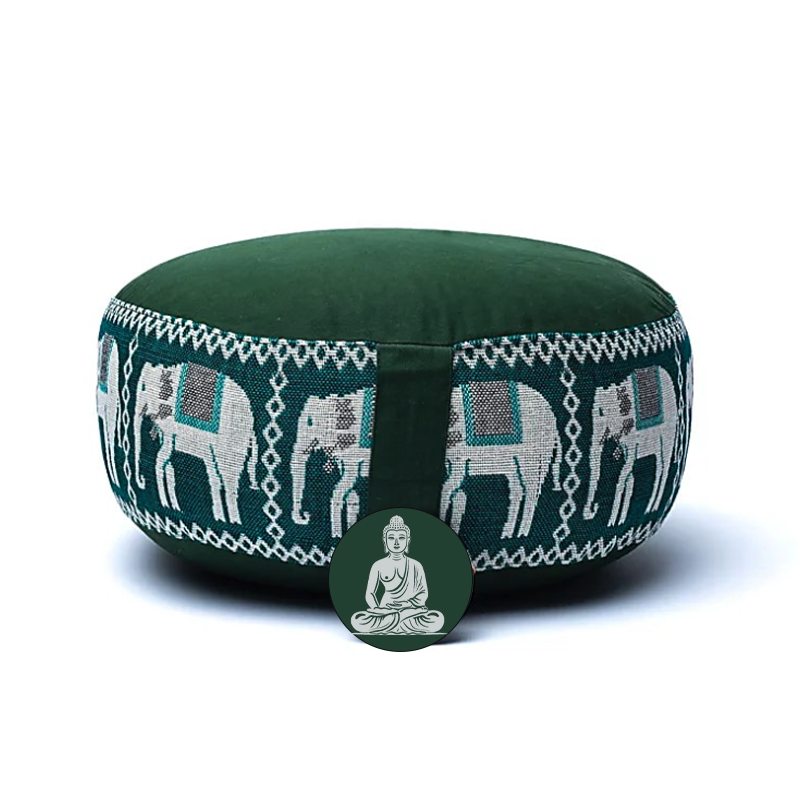 Meditationskissen mit Elefanten-Symbol - Tibetwelt
