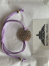 Blume des Lebens Gewebte Armbänder