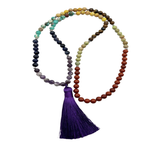 Mala 108 Perlen – 7 Chakren &amp; Natursteine