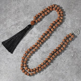 tibetanisches Mala aus Rudraksha-Perlen - Tibetwelt