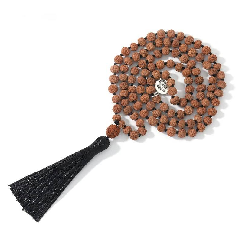 tibetanisches Mala aus Rudraksha-Kapseln - Tibetwelt