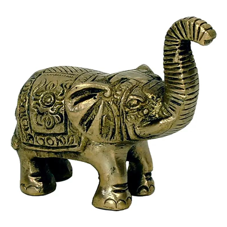 Mini-Elefant-Statue als Glücksbringer - Tibetwelt