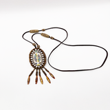 Nepalesischer emaillierter Mandala-Medaillon-Anhänger