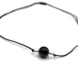 Anhänger aus Obsidian und Hämatit – Schutz 